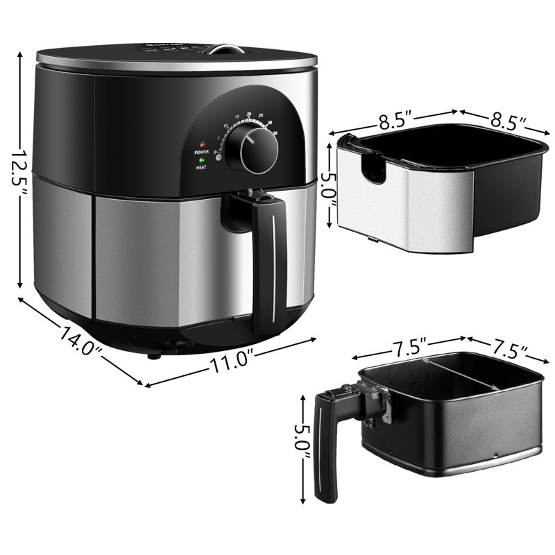 Costway 3,5 pte Friteuse à air