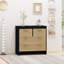 Commode 4 tiroirs en rotin-225134392