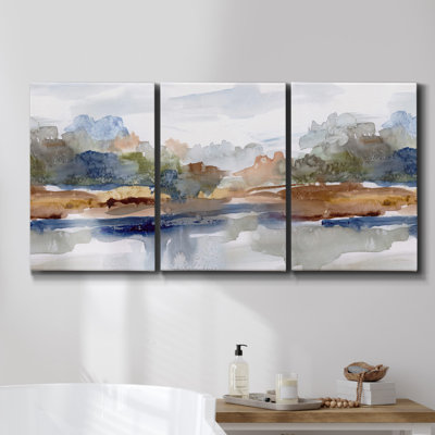 Silent Mountain II - Multi Piece Framed Canvas
