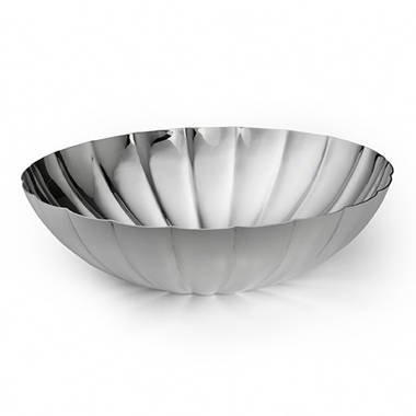 Mary Jurek Design Inc Silhouette Handmade Stainless Steel Dining Bowl by Mary  Jurek