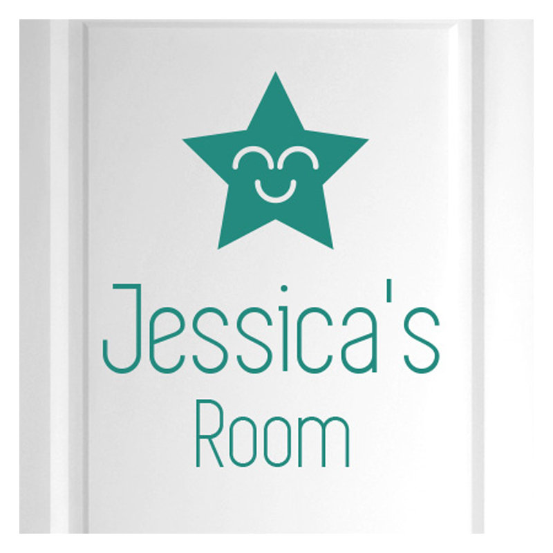 Astrology & Stars Wall Decal, Aqua Green