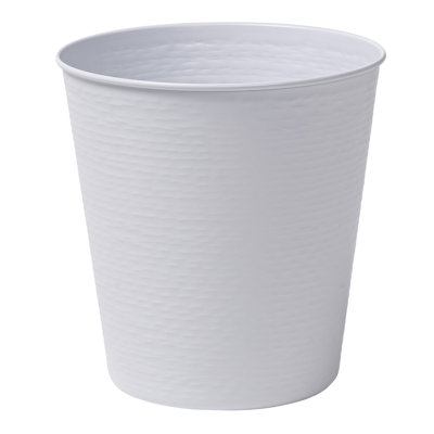 Remi Modern Classic Textured Steel 2-Gallon Wastebasket