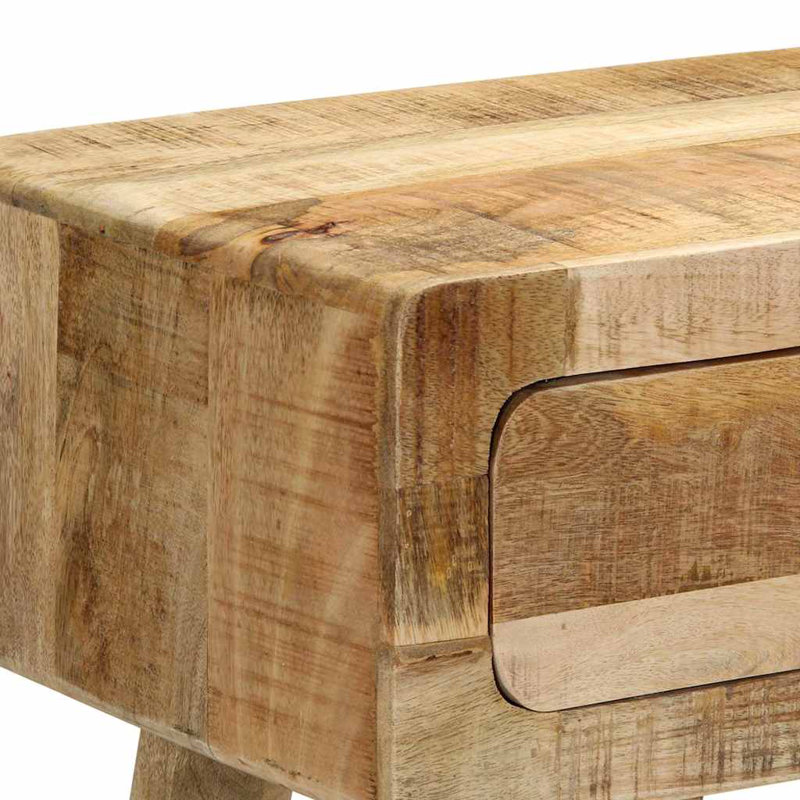 90cm Solid Wood Console Table, Natural