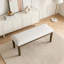 Banc rembourré pour chambre à coucher-130059874