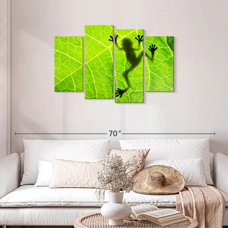Brampt Frog Leaf Shadow, 27" H x 43" W
