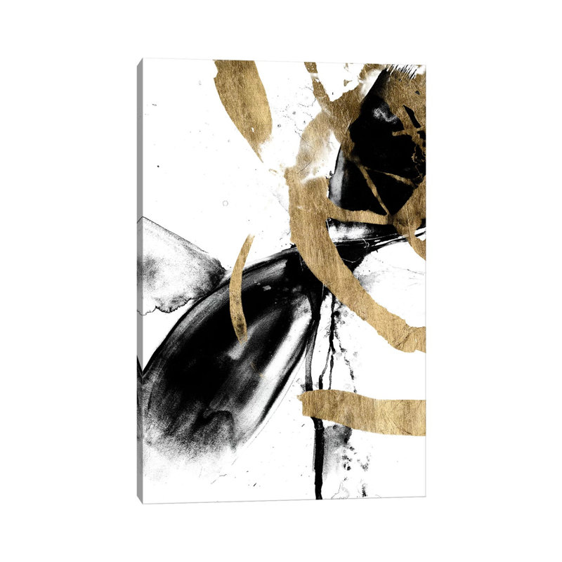 Sliced Vortex I- Gallery-Wrapped Canvas Giclée, 18" H x 12" W