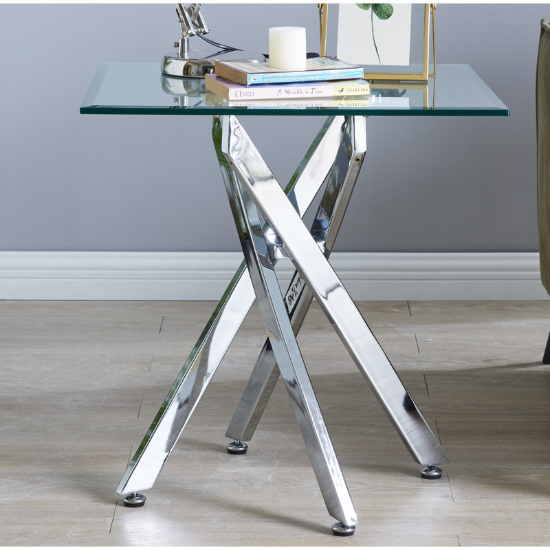Table de bout Lenworth, Chrome chrome