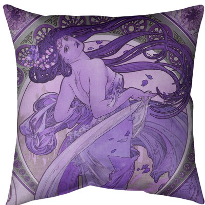 Housse de coussin Alphonse Mucha the Dance