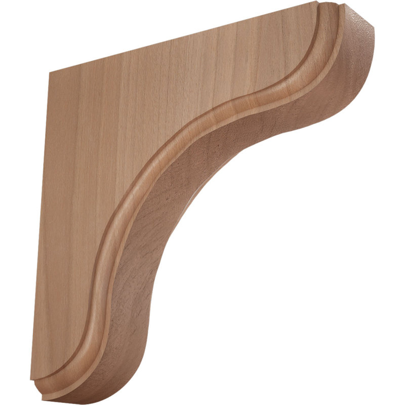 Support en bois Eaton, Cerisier, L 5,5 po x H 5,5 po