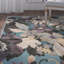 Tapis beige / bleu sarcelle-19262862