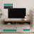 Floating TV Stand, Wall Mounted TV Shelf With Led Lights & Power Outlet,High Gloss TV Cabinet For Tv Stands For Living Room-1686094552-1686094558