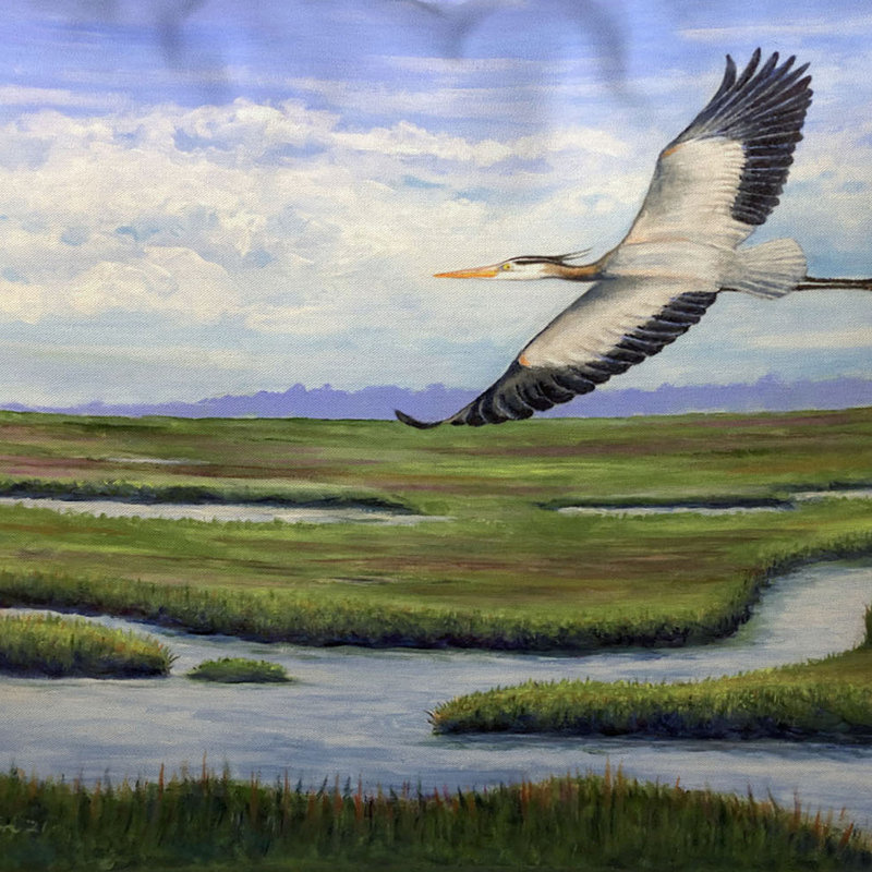 Coussin intérieur / extérieur Marsh Flying, 16 po x 20 po