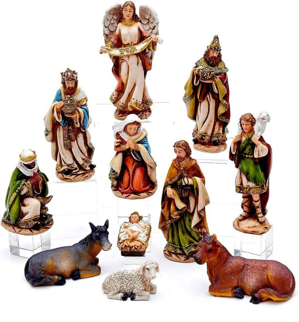 The Holiday Aisle® 6" Nativity Set With 11 Figures Wayfair