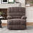 Heald 40.94"W Upholstered Swivel Rocker Recliner-1191926214
