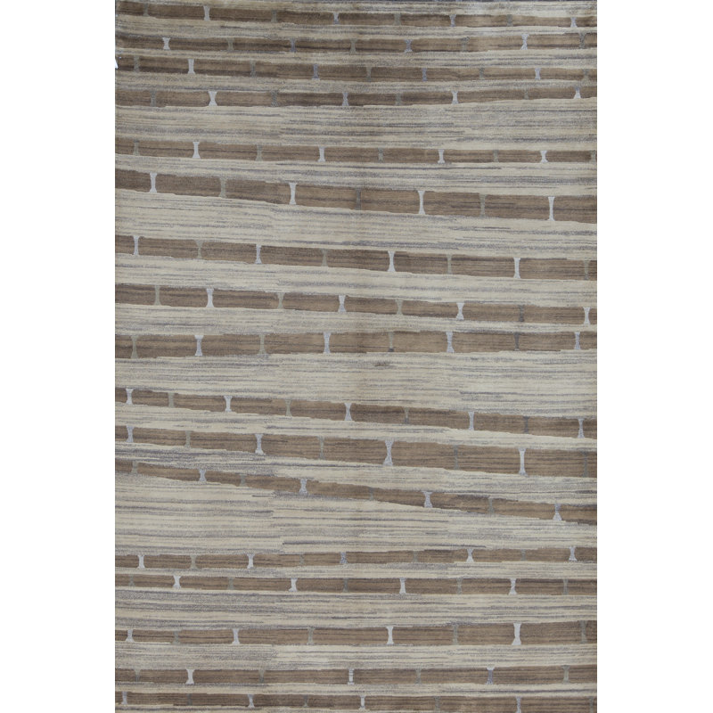 Himalayan Wool Geometric Area Rug