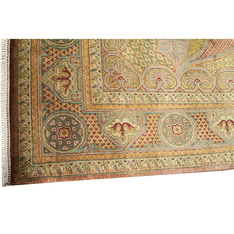 Avalon Wool Oriental Area Rug in Brown