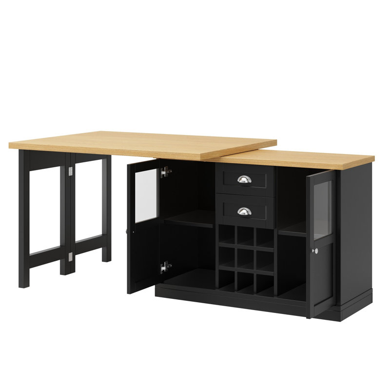Kitchen Island, Black