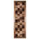Rustic Colour Block Checkered NonSlip Indoor Runner or Area Rug