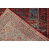 Distressed Homage Hand Knotted Wool Trellis Area Rug