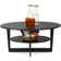 Yalim Sled Oval Coffee Table with Storage