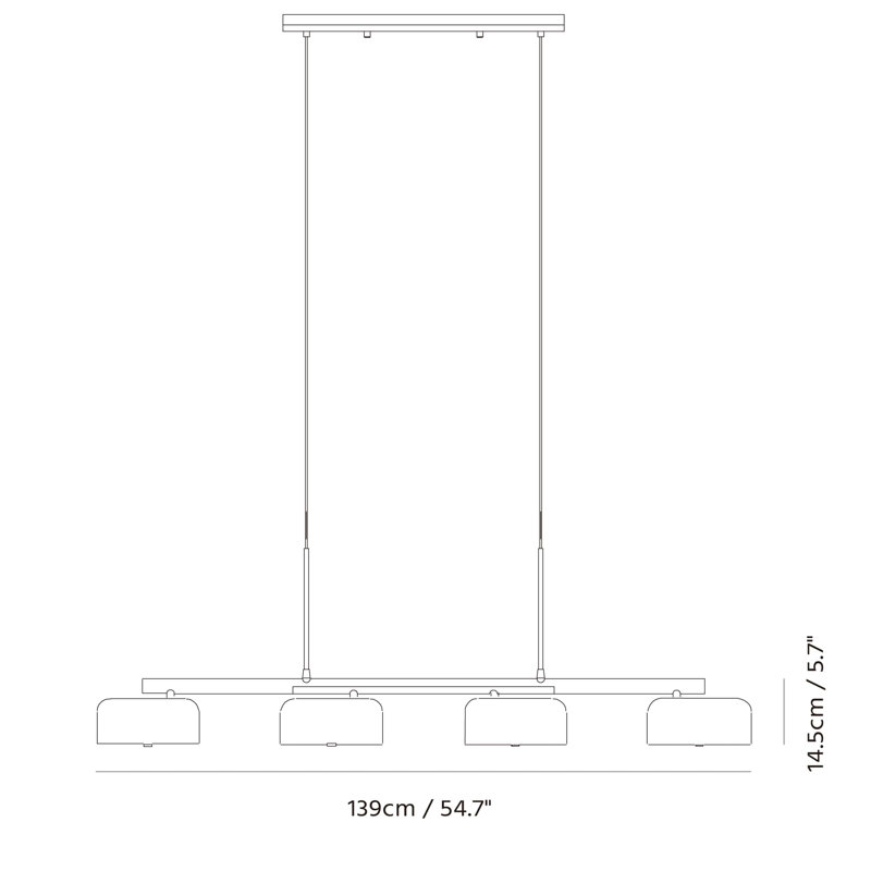 Lalu+ 4 - Light Pendant