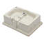 Lavabo de salle de bain rectangulaire Modern
