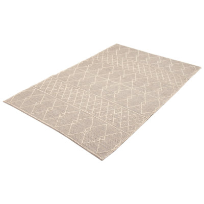Dekiyah Performance Hand Braided Wool Indoor Rug
