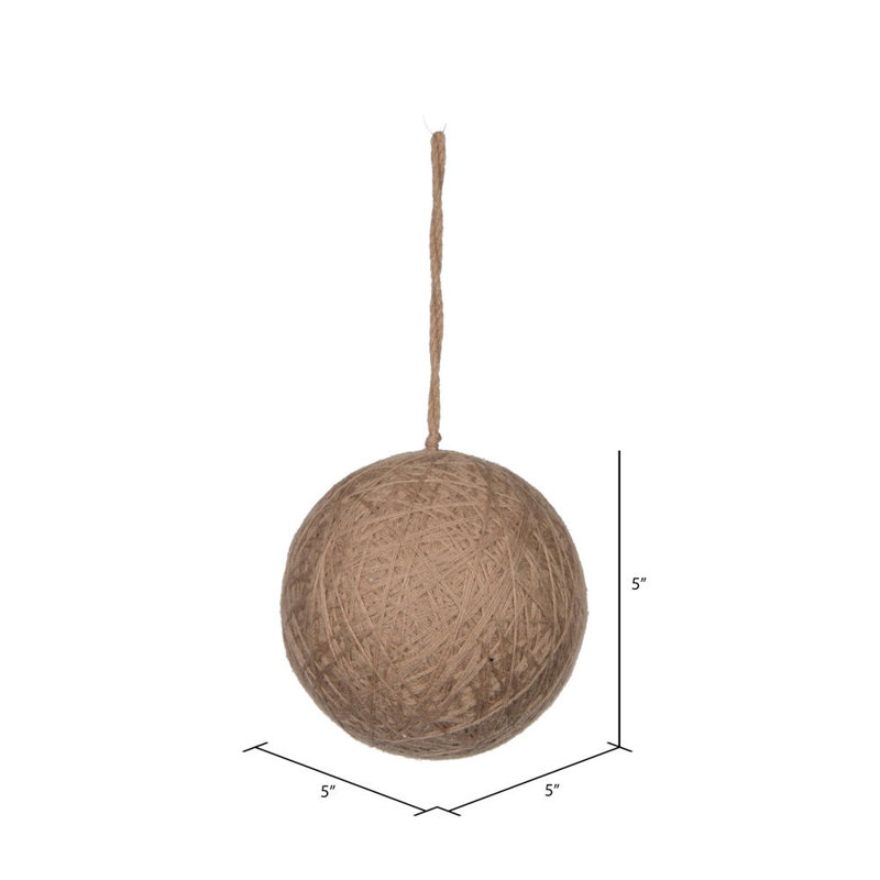 Ornement boule de Noël Gavro, Naturel