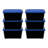 Life Story 55 Quart Stackable Storage Bin, Heavy Duty Lidded Container, 6 Pack-1178916986