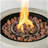Small concrete circular fire pit bowl