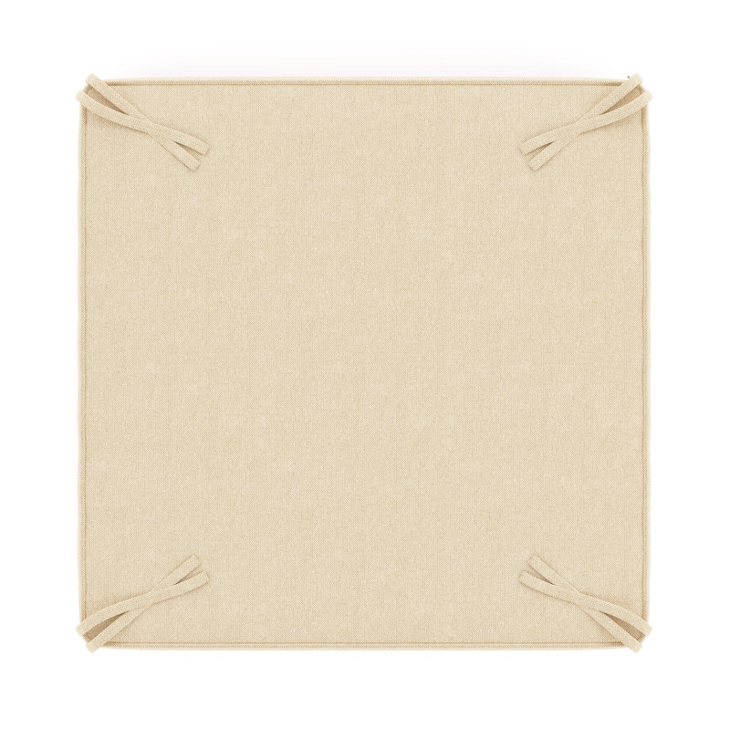 Sunbrella® Outdoor Ottoman Cushion, Canvas Canvas Sunbrella® Canvas