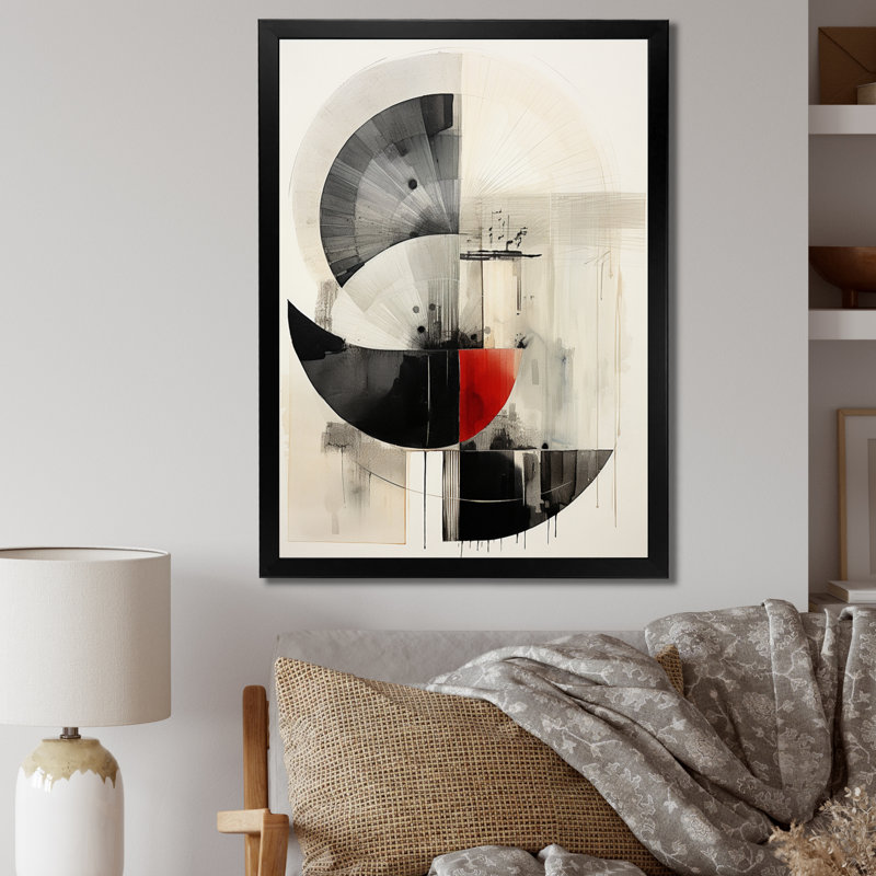 Asian Art Seashell Sumi VIII - Asian Canvas Print, H 32 po x l 16 po x P 1 po, Impression noire sur toile encadrée