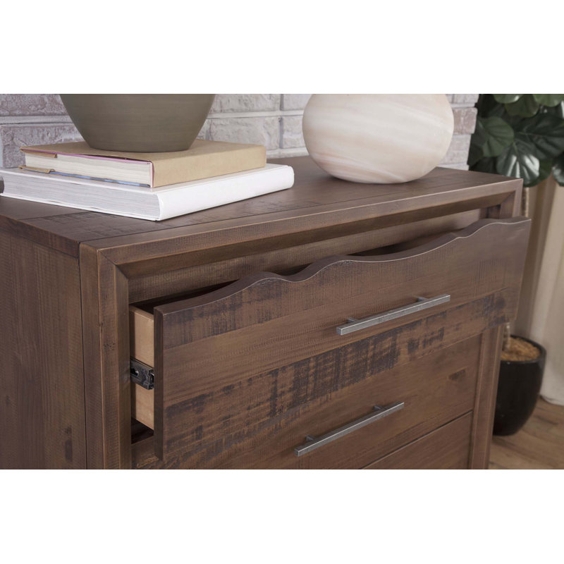 Lofton - Table de chevet - Brun