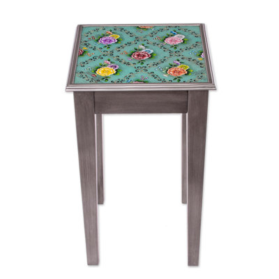 Eziel Solid Wood End Table