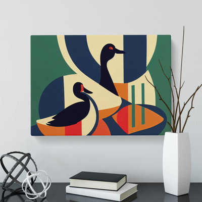 Ducks Abstract Vol.1 - Wrapped Canvas
