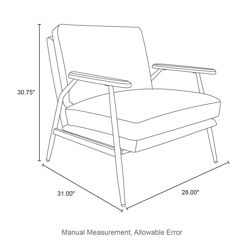 Ensemble de 2 fauteuils d'appoint Mid-Century