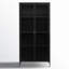 Armoire de salle à manger en verre cannelé 75 po Arnika-650566406