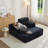 Eluren Corduroy Sleeper Sofa Bed, Foldable Floor Sofa Lounge Couch For Living Room-1521741836