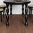 Classic Black Ash Wood Solid Wood Oval Table-769559954