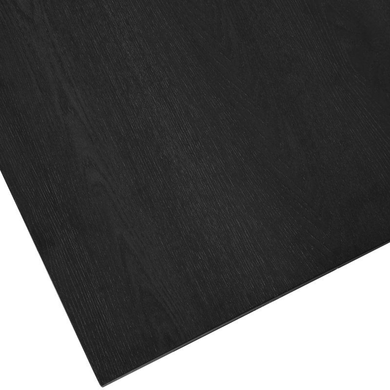 O'Kean 39" Rectangular Coffee Table with Storage For Living Room, Black, Black