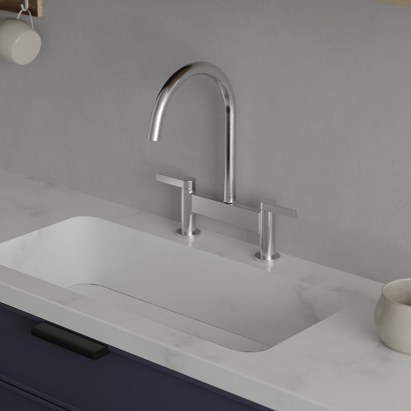 VIBRANTBATH Kitchen Faucet, Polished Chrome