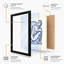 Seated Form In Lines Minimalist - Print-861993053-861993043