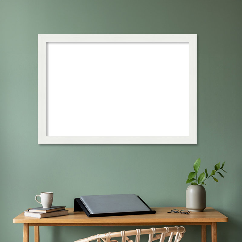 Organisateur de tableau magnétique blanc effacé, H 27 po x l 39 po