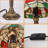 Tiffany Style Table Lamp, Dragonfly-design Stained Glass Lamp, 8-inch Small Antique Lamp, Bulb Included