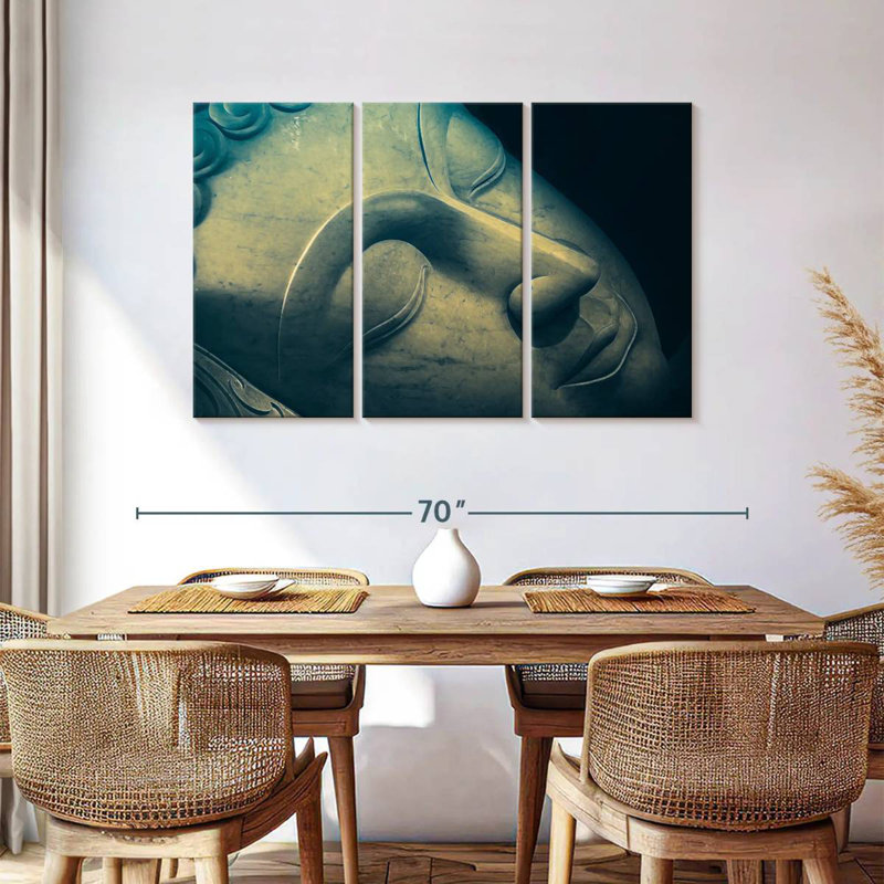 Adella Detailed Sleeping Buddha, 36" H x 57" W