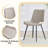 Adjustable Dining Table Set, Mdf & Metal, Modern Style For Dining & Kitchen