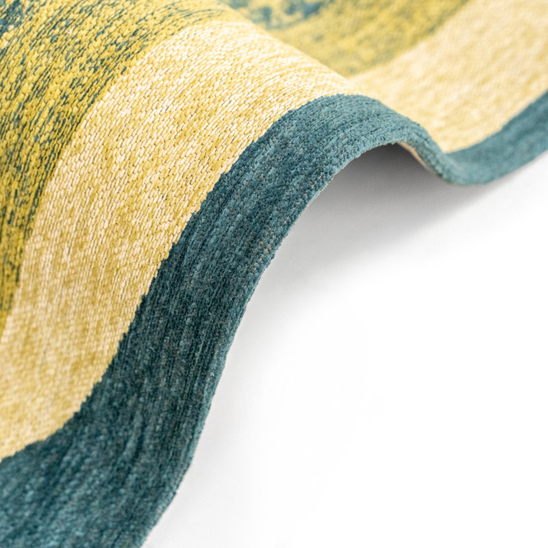 Jacquard Recycled P.E.T Rug, Green, Rectangle 200 x 280 cm