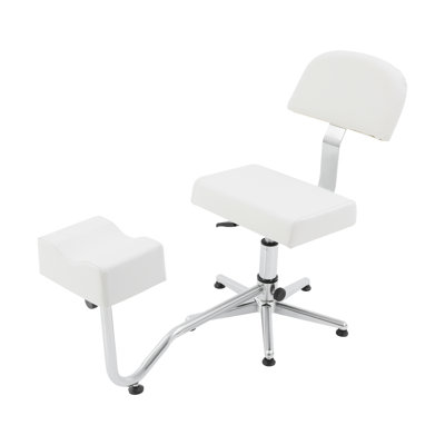 Beauty Stool Chair, Beauty Foot Rest, Adjustable Beauty Stool with Foot Rest for Nail Tech Spa Beauty Salon