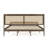Martha Stewart Jax Wooden Platform Bed With Rattan Inset Headboard And Footboard-97967486-97967485