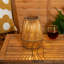 Natural Faux Bamboo Solar Powered Outdoor 2 Pack G 31.8cm Solar Powered Integrated LED Outdoor Lantern